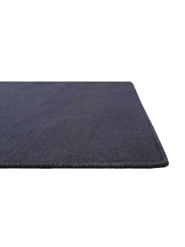 Green Looop Handweb-Teppich Nizza in anthrazit