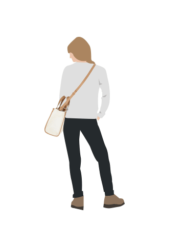 Lacoste Heritage Canvas Handtasche 27 cm natural tan