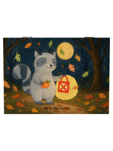 Mr. & Mrs. Panda Aufbewahrungsbox Waschbär Laterne Design ohne S... in Weiß