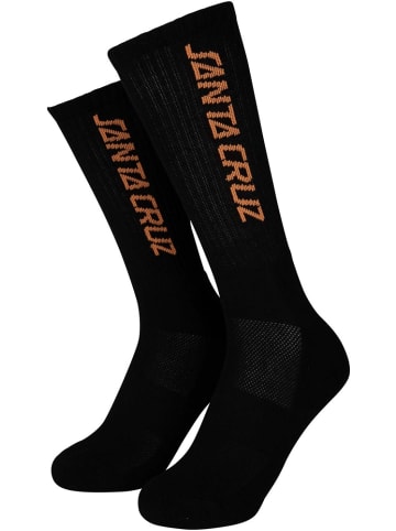 Santa Cruz Socke "Strip Sock (3 Pack)" in Schwarz