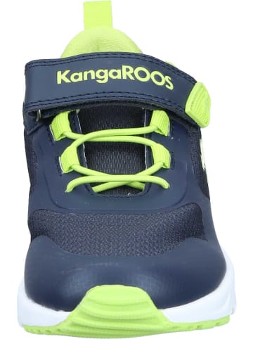 Kangaroos Sneakers Low in dk navy/lime