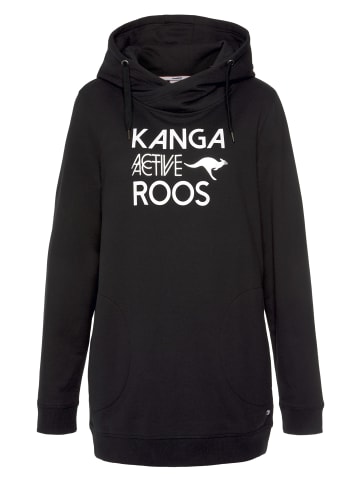 Kangaroos Sweatshirt in schwarz