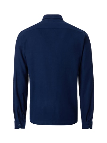 Redmond Langarm-Hemd in blau