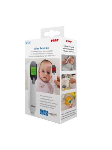 Reer SkinTemp 3in1 kontaktloses Fieberthermometer in Weiß ab 0 Monate