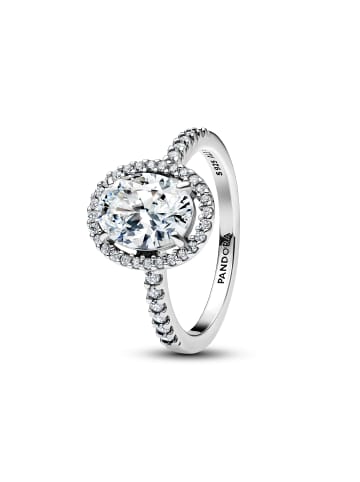 Pandora Sterling Silber, Zirkonia Ring Größe 58
