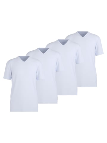OLYMP T-Shirt 4er Pack in Weiß