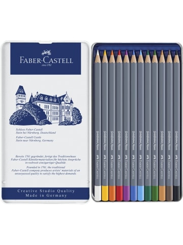 Faber-Castell Aquarellstift Goldfaber sortiert im 12er Etui