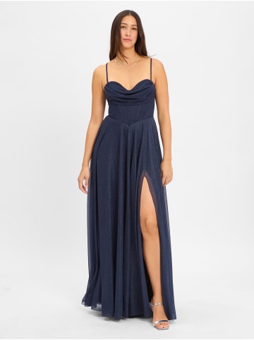 Marie Lund Abendkleid in marine - 0002
