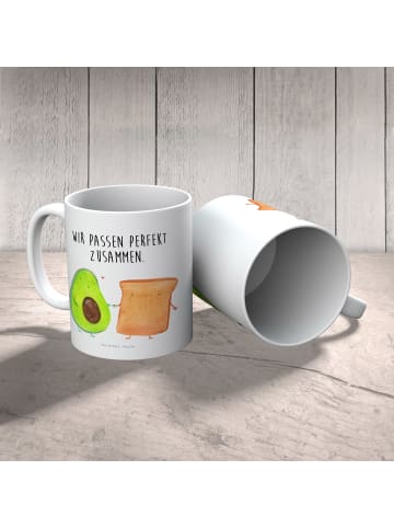 Mr. & Mrs. Panda Becher Avocado Toast mit Spruch in Weiß
