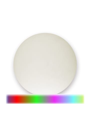 SATISFIRE Leuchtkugel LED GLOBE RGB in weiß - 40cm