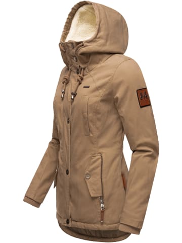 Marikoo Winterjacke Bikoo in Taupe