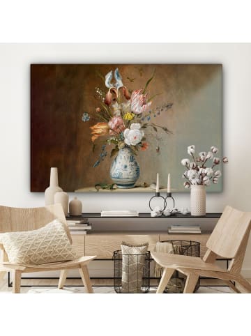 MuchoWow Leinwand bilder Blumenvase (BxH)