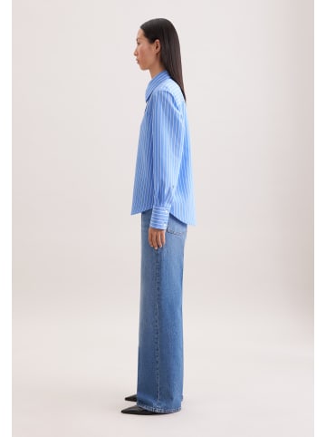 Seidensticker Hemdbluse Regular in Mittelblau
