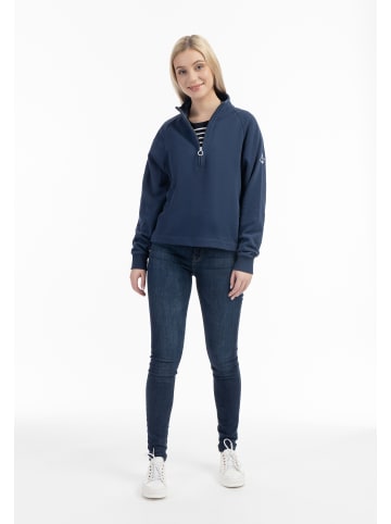 DreiMaster Damen Sweatshirt-Troyer in Marine