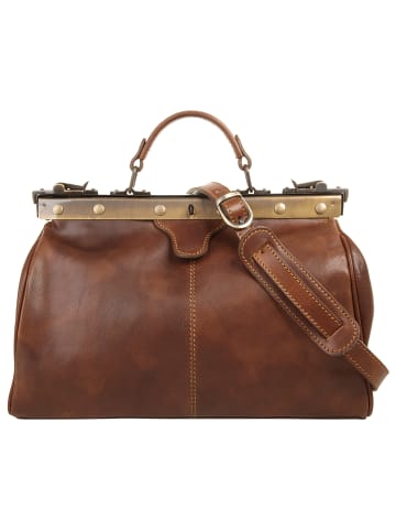 piké Handtasche echt Leder in braun