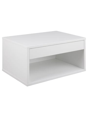 ebuy24 Nachttisch Cholet Weiß 50 x 35 cm