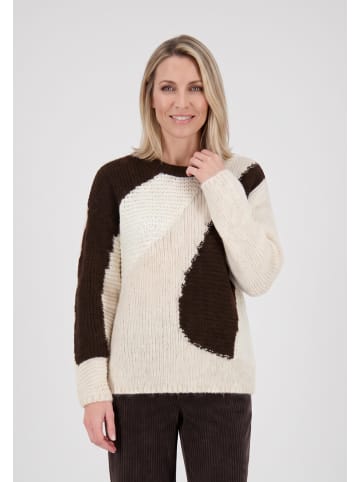 Olsen Strickpullover in Almond Beige Melange