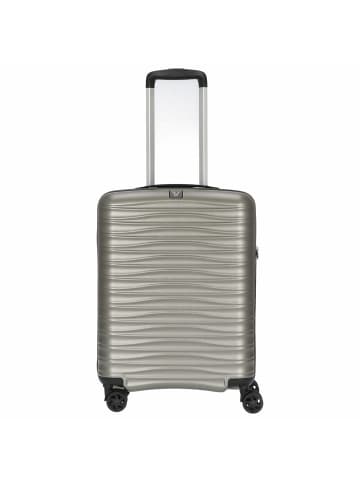 Roncato Wave - 4-Rollen Kabinentrolley S 55 cm (nero) in champagne