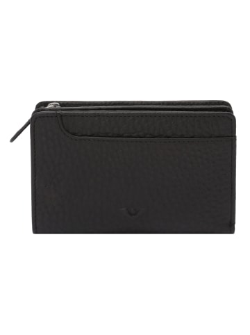 VLD VOi Leather Design Hirsch Gloria Geldbörse RFID Schutz Leder 14.5 cm in schwarz