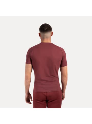 SMILODOX T-Shirt Thilo in Bordeaux