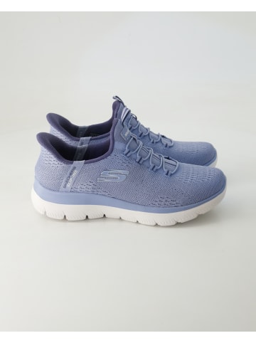 Skechers Slip On Sneaker in Blau