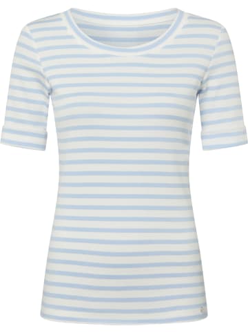 MARC CAIN SPORTS  Shirt in hellblau weiß