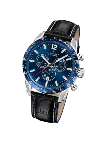Candino Chronograph-Armbanduhr Candino Sport schwarz groß (ca. 45mm)