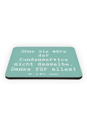 Mr. & Mrs. Panda magnet Spruch Kundendienstmitarbeiter Dankeschö... in Meeresbrise