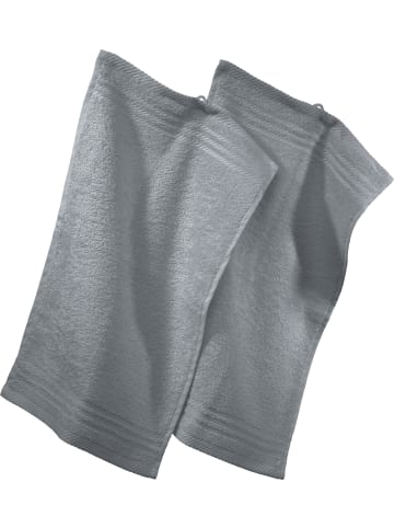 REDBEST Frottier Gästetuch 2er-Pack New York in hellgrau