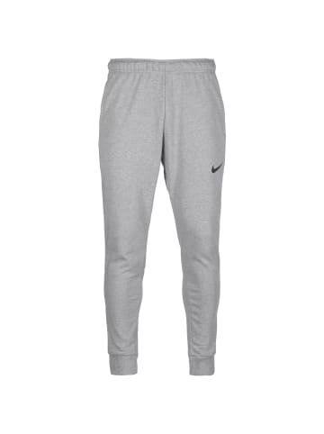 Nike Performance Trainingshose Fleece Tapered in hellgrau / schwarz