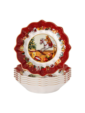 Villeroy & Boch 6er Set Schalen "Geschenke" Toy's Fantasy in Bunt ø 16,6 cm in bunt