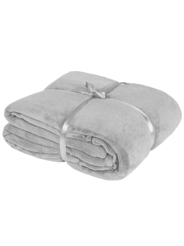 tectake Kuscheldecke mit Ärmeln  inklusive Tasche auf der Vorderseite, grau