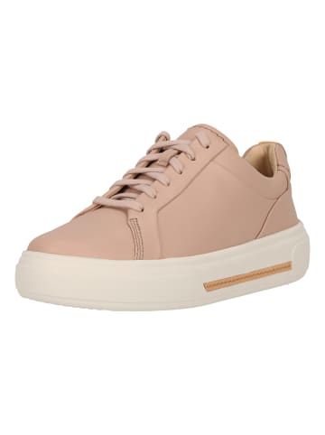 Clarks Sneaker Hollyhock Walk Rose Leather in 4341 Rose Leather
