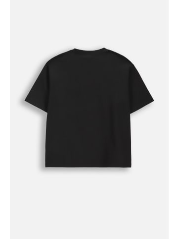 Coccodrillo T-shirt mit kurzen Ärmeln in schwarz