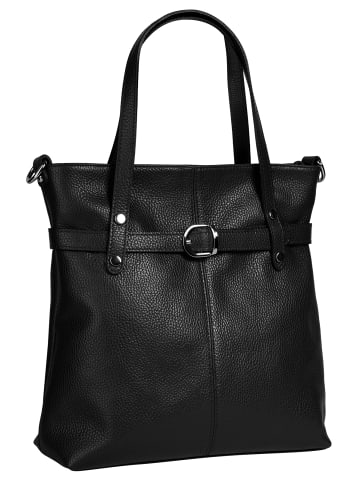 Cluty Shopper echt Leder in schwarz