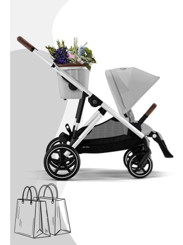 Cybex Cybex Gazelle S Kinderwagen - Farbe: Stone Grey / Gestell Silver