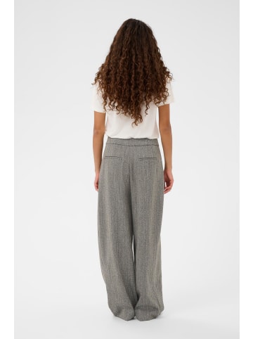 Soaked in Luxury Pants Suiting SLNanine A-shape in Grey Herringbone