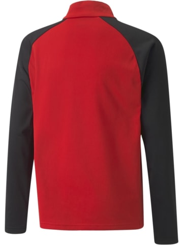 Puma Pullover "TeamLIGA 1/4 Zip Top Jr" in Rot