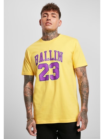 Mister Tee Mister Tee Herren Ballin 23 Tee in taxi yellow