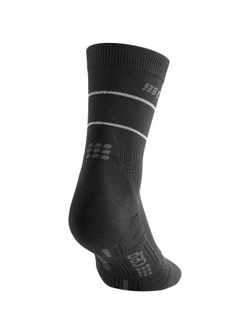 cep Running-Socken Reflective Mid-Cut in Schwarz011