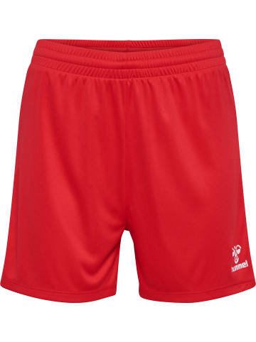 Hummel Hummel Kurze Hose Hmlessential Damen Schnelltrocknend in TRUE RED