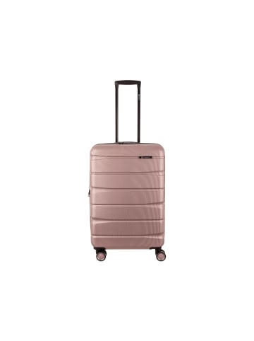 Franky 65erSpinner Dehnfalte ABS13 Hartschalenkoffer mit TSA-Schloss in shiny rose II
