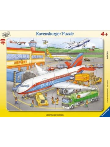 Ravensburger Verlag GmbH Spiel - Kinderpuzzle 40 Teile - Kleiner Flugplatz