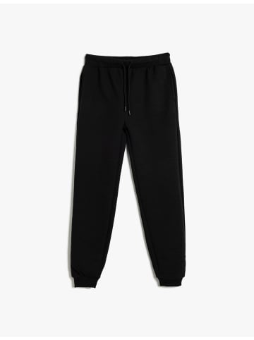 KOTON Sweathose in Schwarz