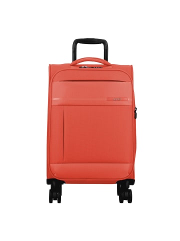 Jump Monthélys 4 Rollen Kabinentrolley 55 cm mit Dehnfalte in coral