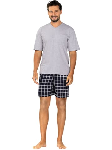Comte Single-Jersey Shorty in hellgrau meliert