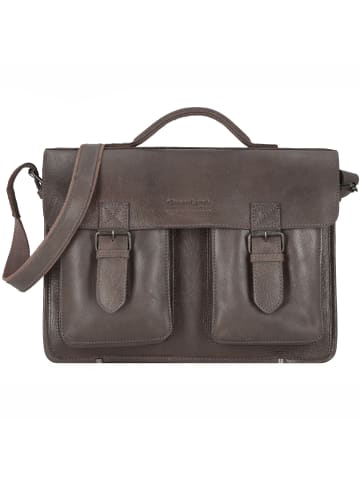 Greenland Nature Nature Aktentasche Leder  40 cm grey