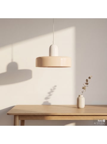 home24 Pendelleuchte KANTHA in Weiß