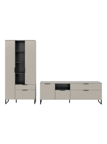 ebuy24 Regalsystem Noida (2-teilig) Kaschmir 290 x 41 cm