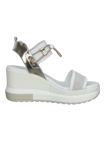 Nero Giardini Sandalen Weiß/Gold